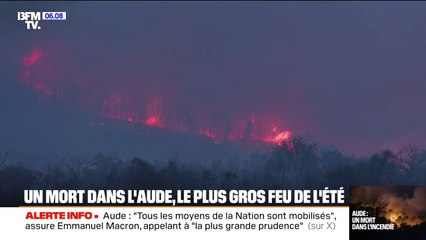 "On n'a rien sauvé du tout": dans l'Aude, certains habitants contraints de fuir face au plus gros feu de l'été
