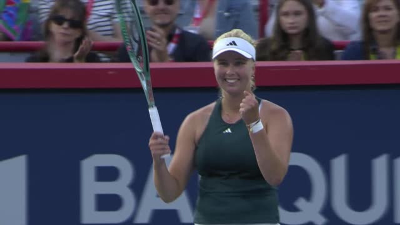 Tauson beats Keys in straight sets to reach Canadian Open semi-finals