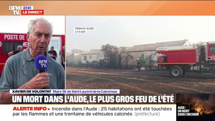Mort dans l'Aude: "Cette dame n'a malheureusement pas voulu sortir de sa maison", explique le maire de Saint-Laurent-de-la-Cabrerisse