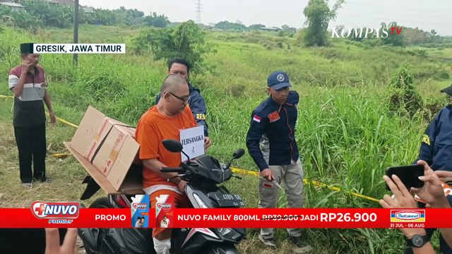 Rekonstruksi Pembunuhan Pengemudi Ojol dalam Kardus di Gresi, 53 Adegan Diperagakan | KOMPAS SIANG
