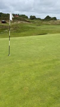 Man's Golf Shot Looks Off, but Ball Rolls Itself Into Hole