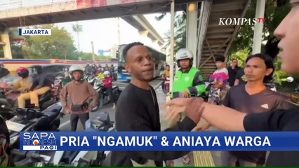 Diduga Mabuk, 2 Pria Ngaku Polisi Hajar Pengendara & Rusak Motor di Jakarta Timur | SAPA PAGI