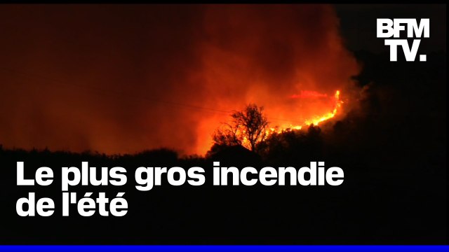 Incendie dans l'Aude: 11.000 hectares parcourus, une personne décédée et neuf blessées