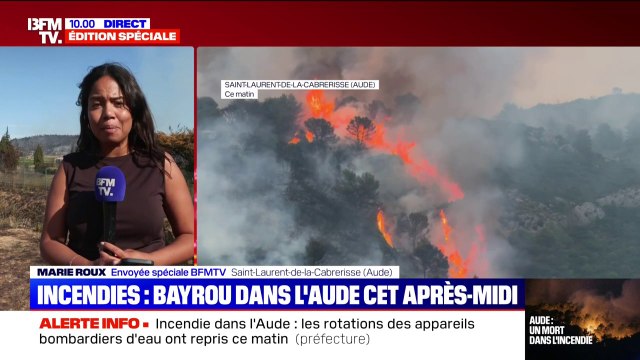 Incendie dans l'Aude: le feu progresse toujours, désormais 13.000 hectares ont été parcourus par les flammes