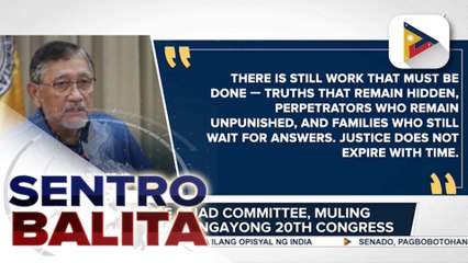 House Quad-Comm, magbabalik ngayong 20th Congress; kaso ng mga nawawalang sabungero at online gambling, kabilang sa tatalakayin