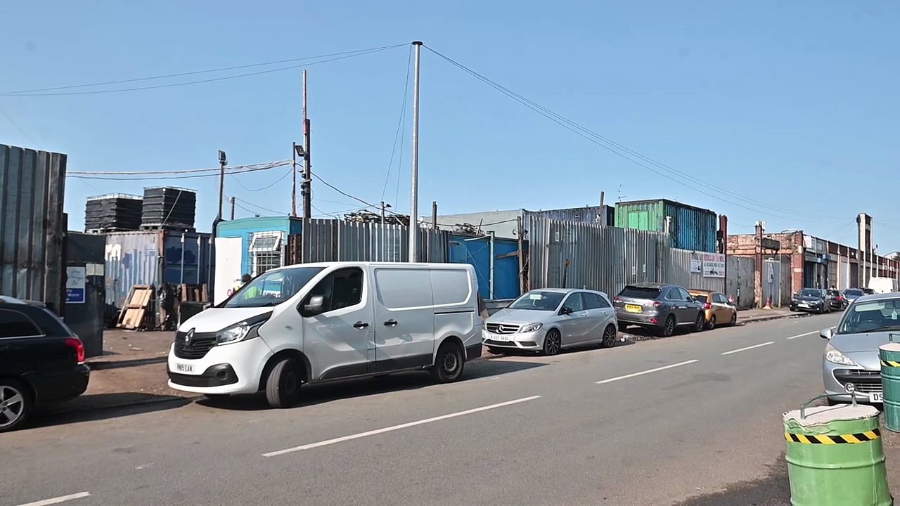 Smethwick fire brought under control by Fire Service's Red Watch.