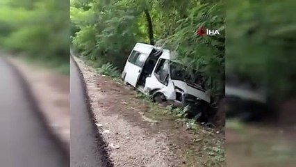 Ordu’da servis minibüsü kaza yaptı: 15 yaralı