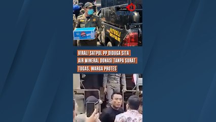 Viral! Satpol PP Diduga Sita Air Mineral Donasi Tanpa Surat Tugas, Warga Protes