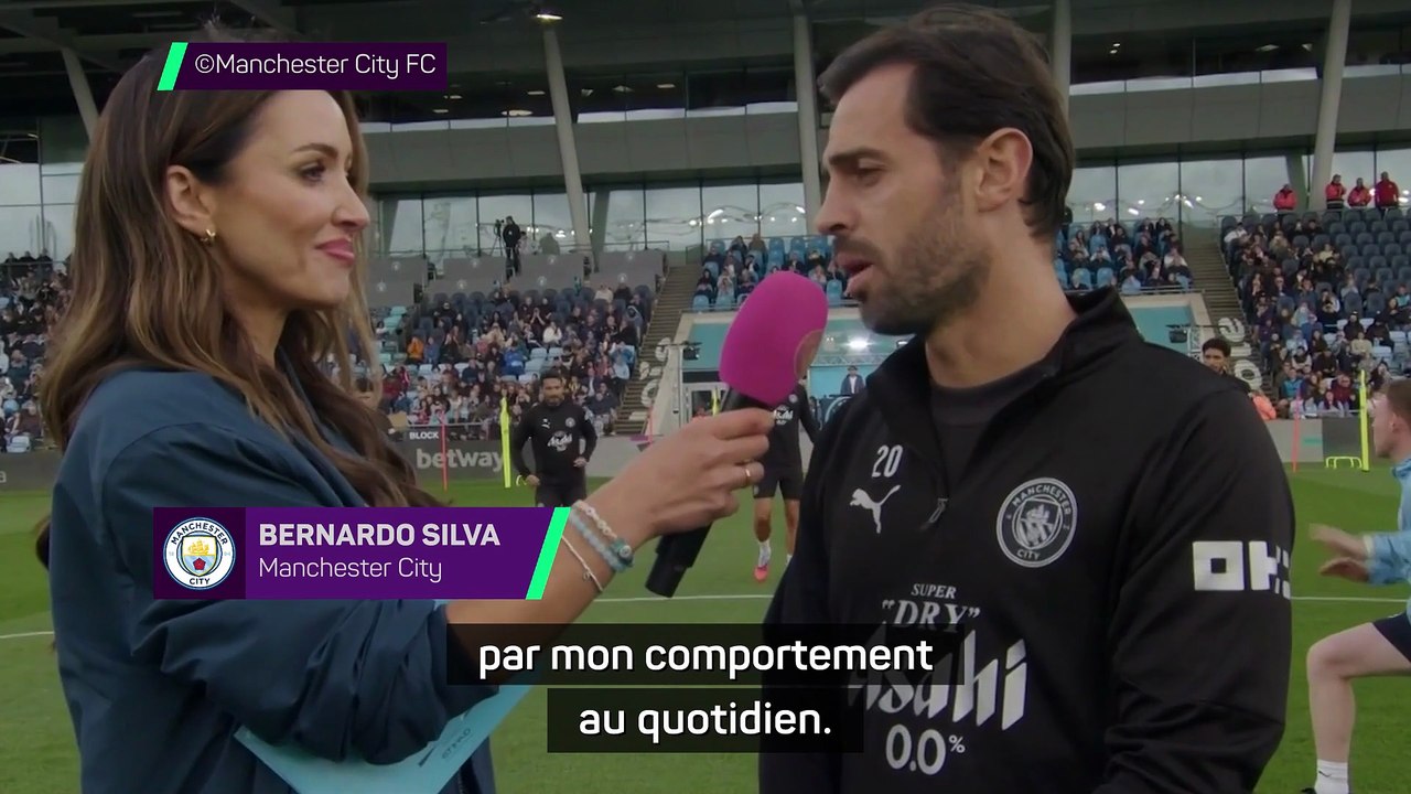 Nouveau capitaine, Bernardo Silva va "essayer de montrer l'exemple"