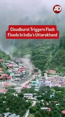 Cloud burst india