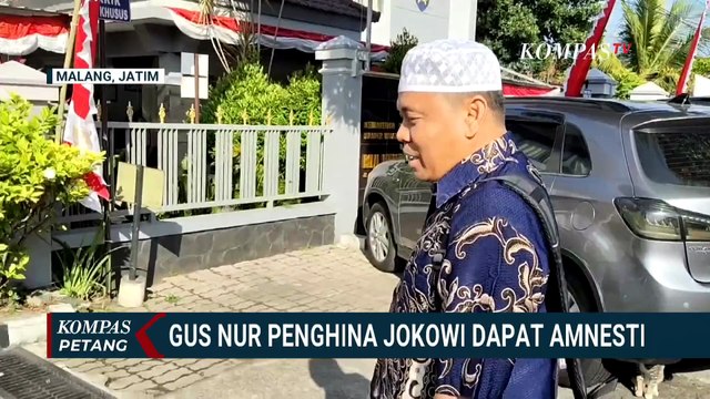 Bebas! Gus Nur Dapat Amnesti Presiden Prabowo, Janji Tetap Kritis ke Pemerintah | KOMPAS PETANG