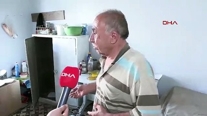 Aynı gün evini ve eşini kaybetti, şimdi bu depoda yaşam savaşı veriyor