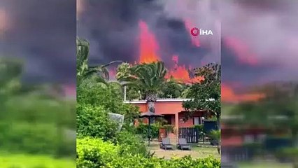 Karavanda çıkan yangın cenneti cehenneme çevirdi!