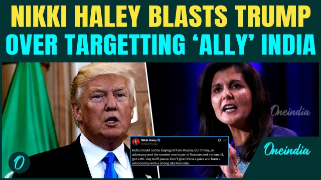 Nikki Haley SLAMS Trump tariff threat to India over Russia| ‘Don't burn ties & give China free pass'