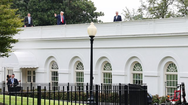 La blague de Trump sur des missiles nucléaires sur le toit de la Maison-Blanche