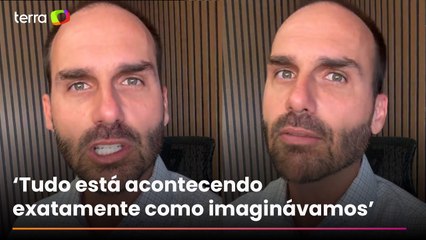 Eduardo Bolsonaro diz que 'não existe recuo' e fala em novas sanções