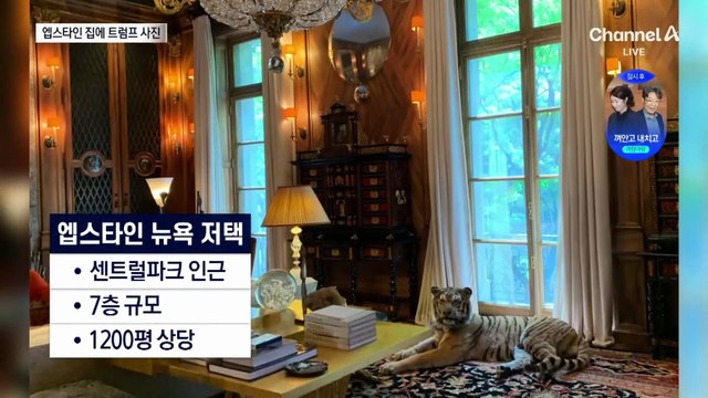 엡스타일 저택에 트럼프 사진…트럼프, “가짜뉴스” 반박