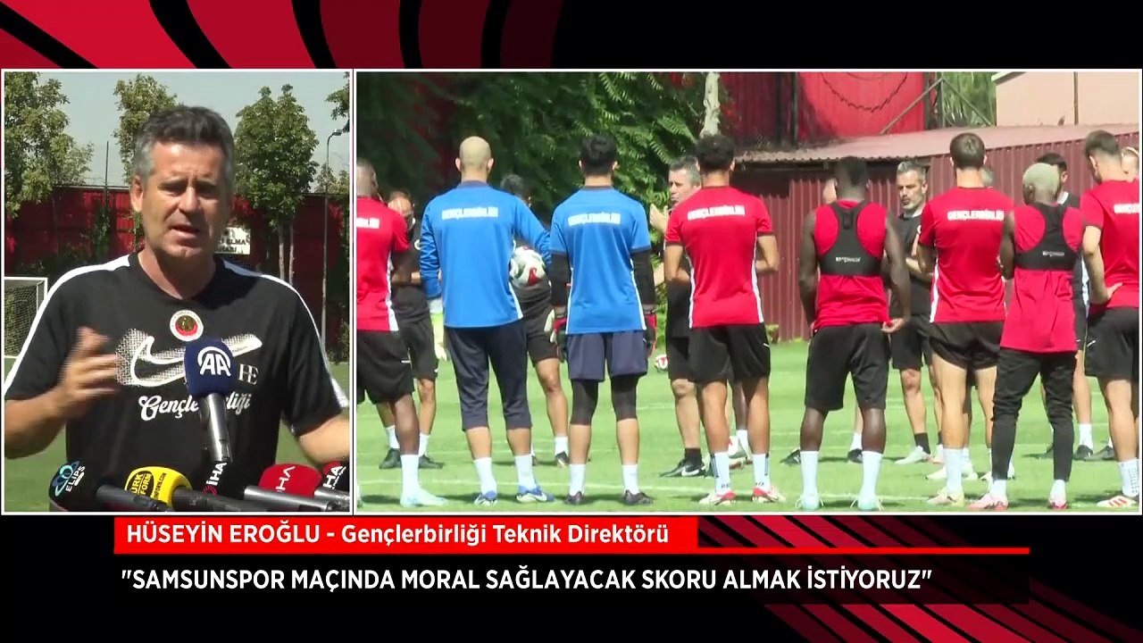 Hüseyin Eroğlu: Samsunspor maçında moral motivasyon sağlayacak skoru almak istiyoruz