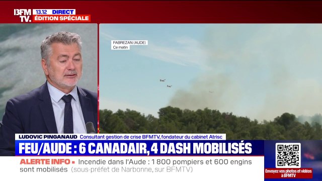 On avait les flammes à 300 mètres de la maison : cet habitant a dû évacuer son habitation à cause de l'incendie dans l'Aude