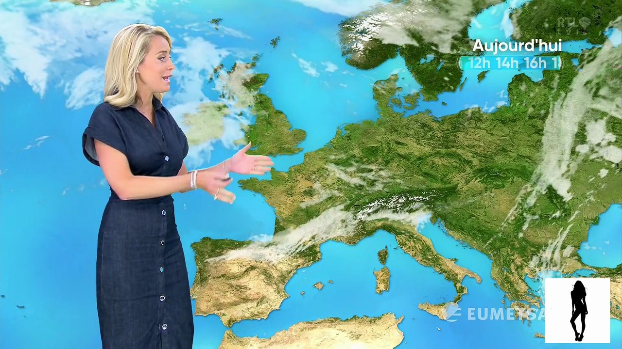 Émilie Dupuis – Météo RTL TVI (6 août 2025) : soleil sur la Belgique, chaleur à venir, neige en Australie