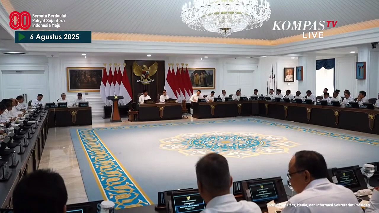 [FULL] Arahan Presiden Prabowo di Sidang Kabinet Paripurna, Bicara Jokowi hingga Geopolitik