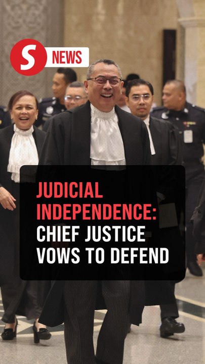 Chief Justice vows to uphold judicial independence 'with every fibre of his being'