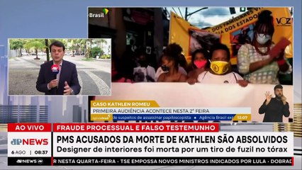 Justiça absolve PMs acusados em caso Kathlen Romeu