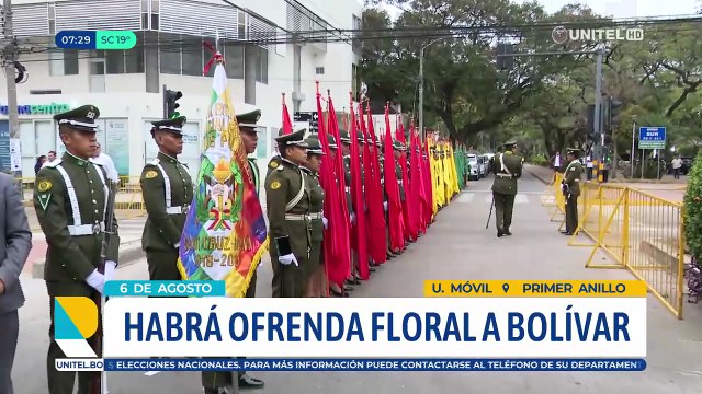 ​Bicentenario: Actos en Santa Cruz se desarrollan sin el alcalde ni el gobernador cruceño