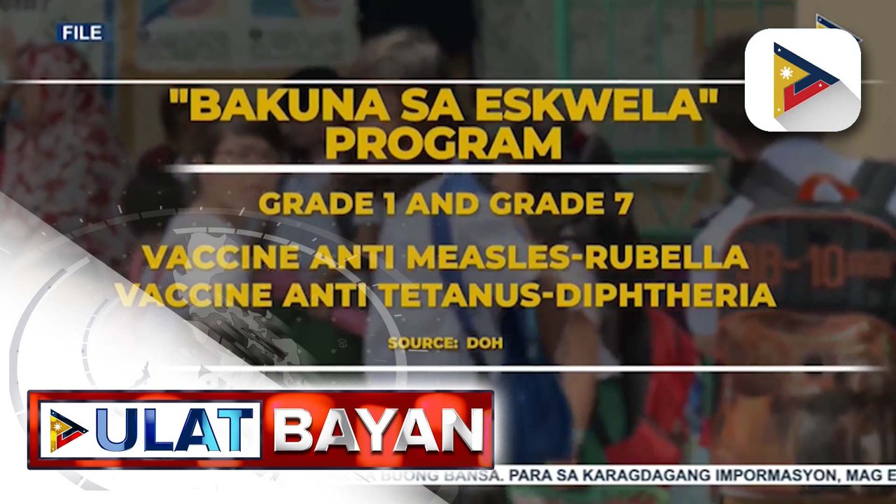 DOH, puspusan ang ang pagpapalawak ng immunization program sa buong bansa | Ulat ni Bien Manalo