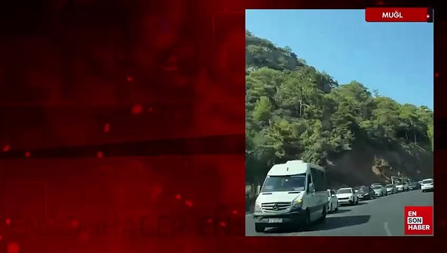 ethiye-Ölüdeniz yolunda kilometrelerce araç kuyruğu oluştu