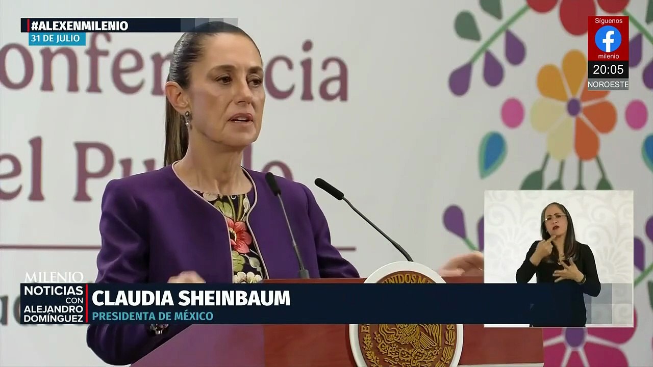 Sheinbaum rechaza complicaciones comerciales entre México y Estados Unidos por narcotráfico