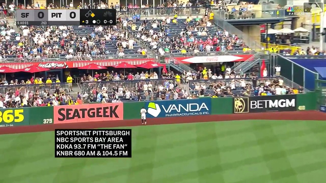 2025 SF Giants: Giants @ Pirates (8/5/25)