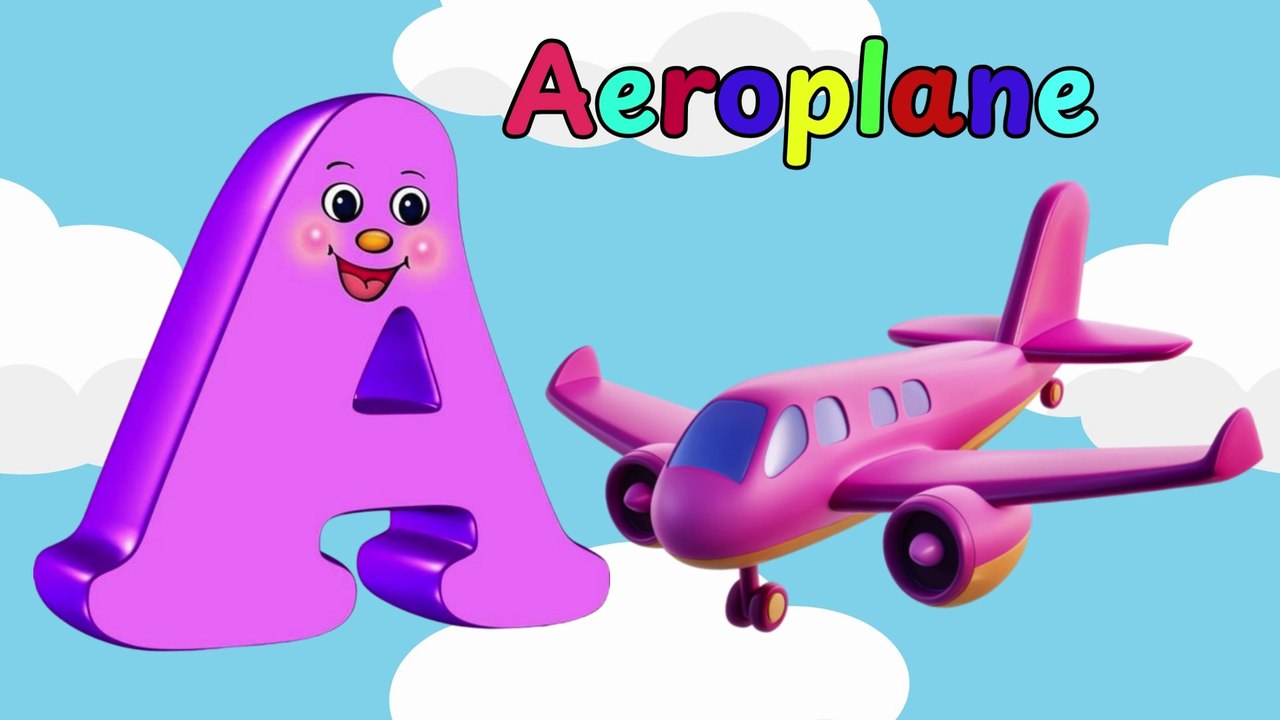 A for Aeroplane Song | ABC Learning for Kids | Alphabet with Phonics & Animation