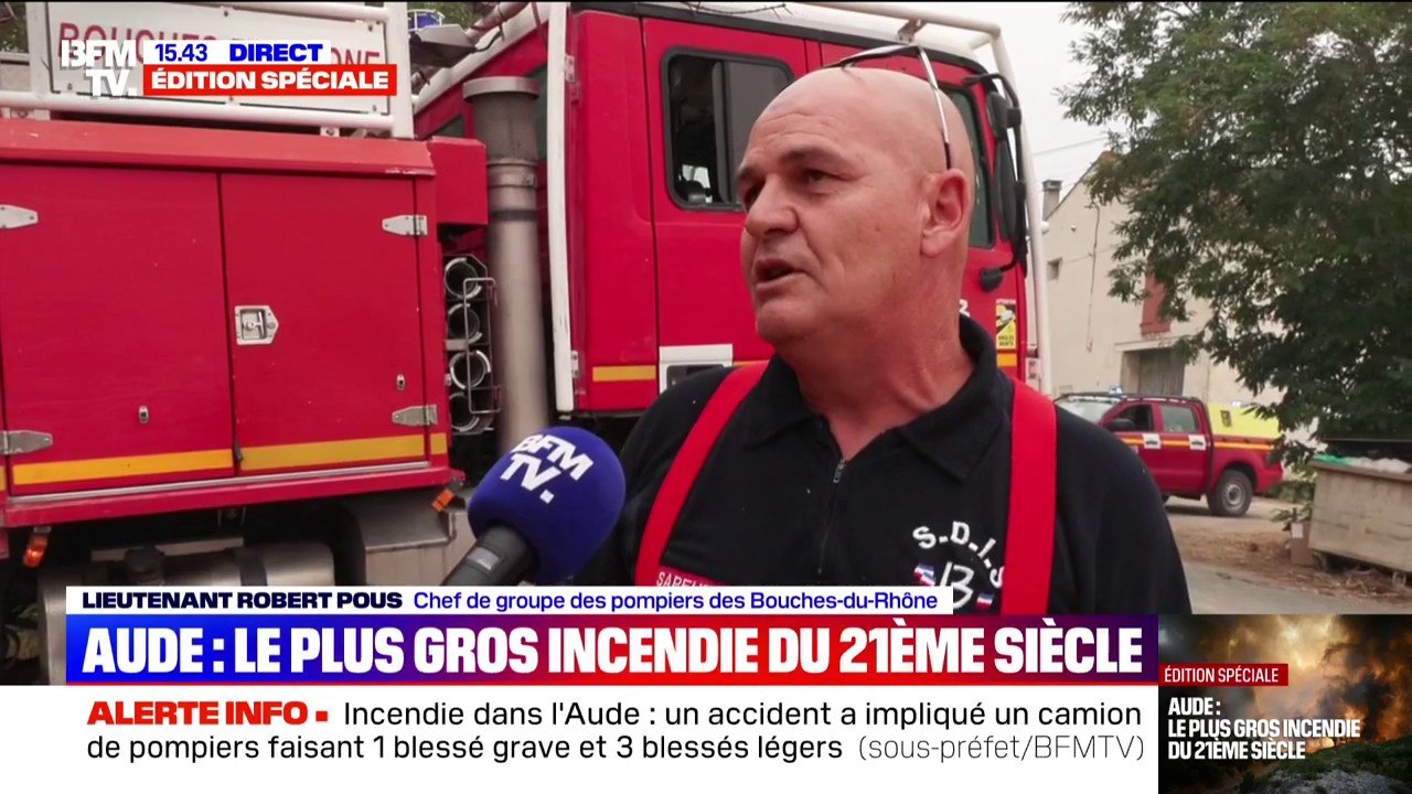 Le lieutenant Robert Pous témoigne de la difficulté des pompiers à se réapprovisionner en eau