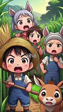 कहानी का नाम: चालाक धोबी और गधा // एक गाँव में एक धोबी रहता था // उसके पास एक गधा था