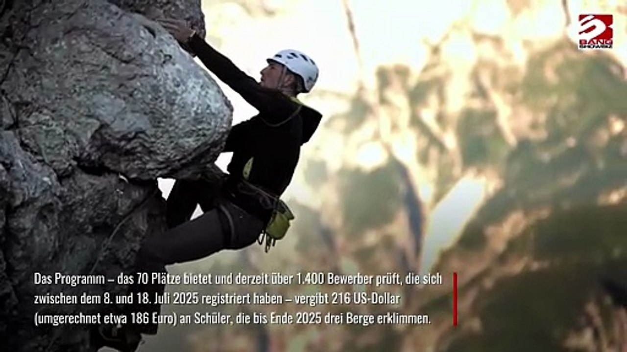 Südkorea: Schule vergibt Stipendien an Schüler, die Berge erklimmen