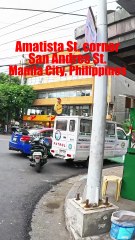 Amatista St. corner San Andres St. in Manila City in the Philippines