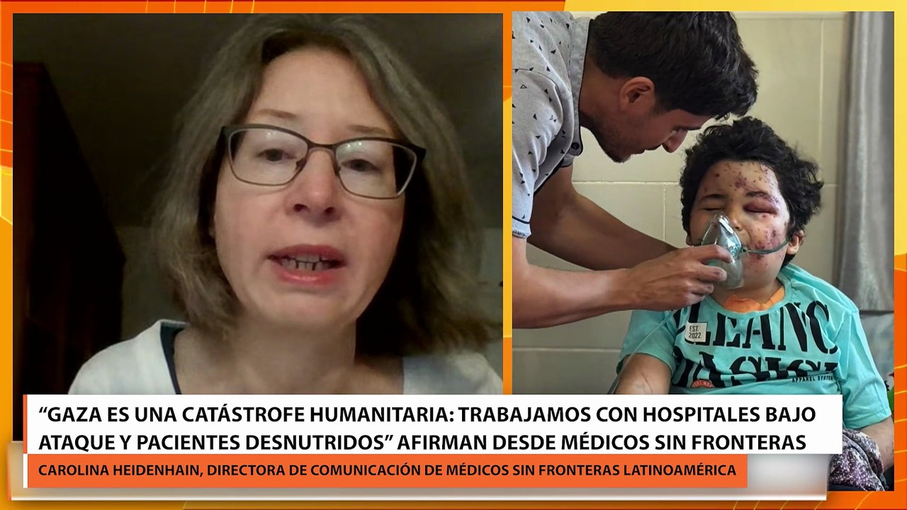 Gaza es una catástrofe humanitaria: trabajamos con hospitales bajo ataque y pacientes desnutridos, afirman desde médicos sin fronteras