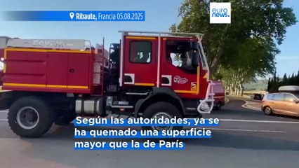 "Es un infierno": 1 muerto y 9 heridos en el mayor incendio forestal del verano en Francia