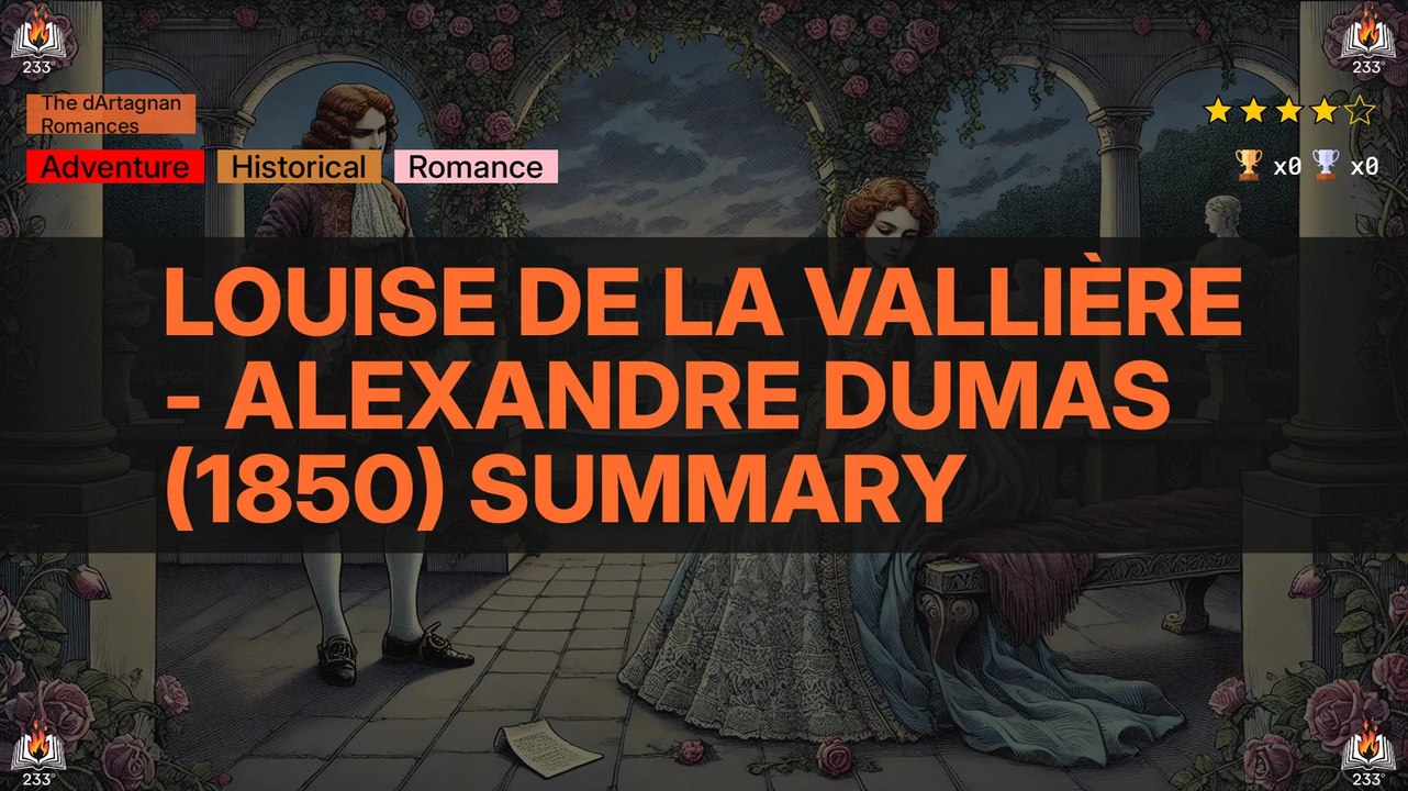 Louise de la Vallière - Alexandre Dumas (1850) Summary (The dArtagnan Romances - 5)