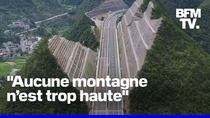 La Chine coupe une montagne en deux pour installer le plus haut pont du monde