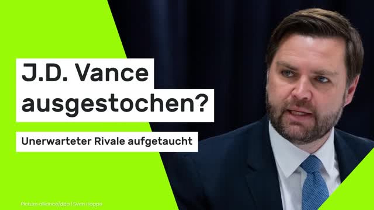 J.D. Vance ausgestochen? Unerwarteter Rivale aufgetaucht