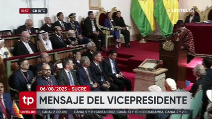 Bicentenario: Choquehuanca dice que aún hay una deuda pendiente porque no se acepta que Bolivia es un país diverso