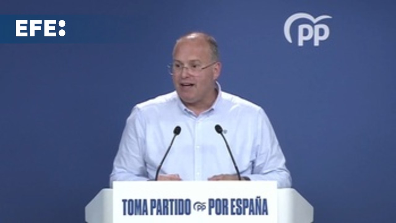 Tellado insta al PNV a replantearse su apoyo al PSOE y no ser "cómplice" de la corrupción