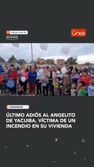 Último adiós al angelitode Yacuiba, víctima de un incendio en su vivienda