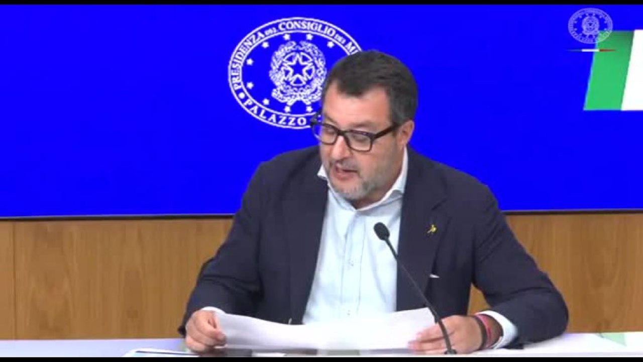 Salvini: "Ok finale Ponte Stretto è emozione, funzionerà nel 2032-33"