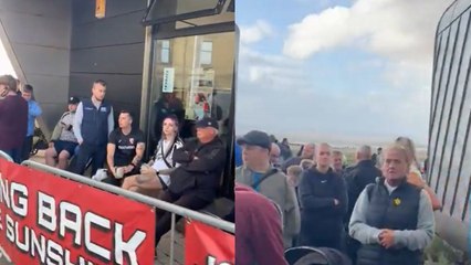 Morecambe FC: Fans queue for new kits