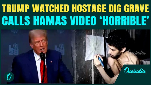 Trump Breaks Silence on Gaza: Says Occupation Is “Up to Israel” —Reacts to Hamas Hostage Grave Video