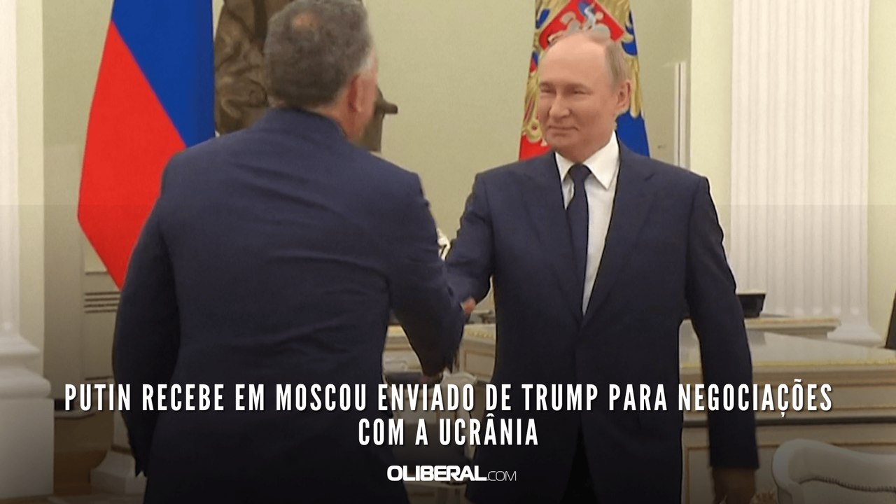 Putin recebe em Moscou enviado de Trump para negociações com a Ucrânia