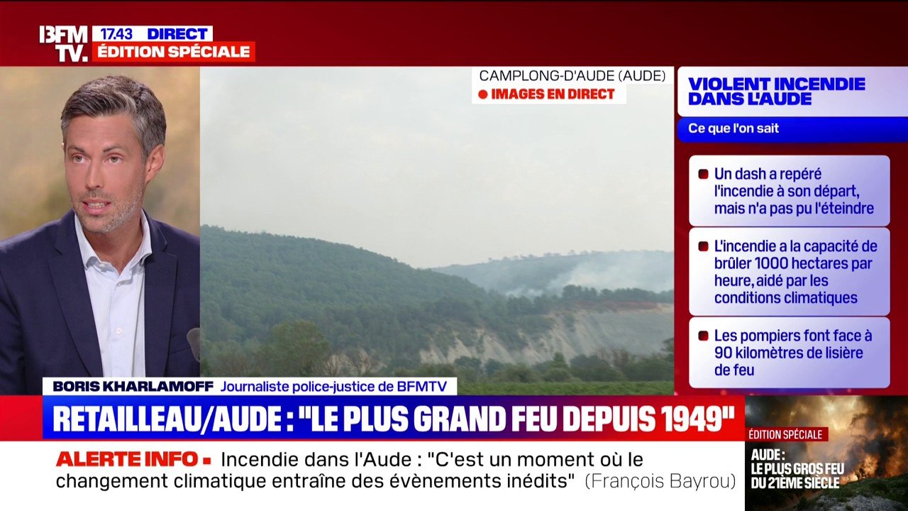 Incendie dans l'Aude: 11 sapeurs-pompiers blessés, dont un en urgence absolue